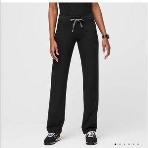 women's Black Livingston™ - Petite Basic Scrub Pants - XS - Petite / Black